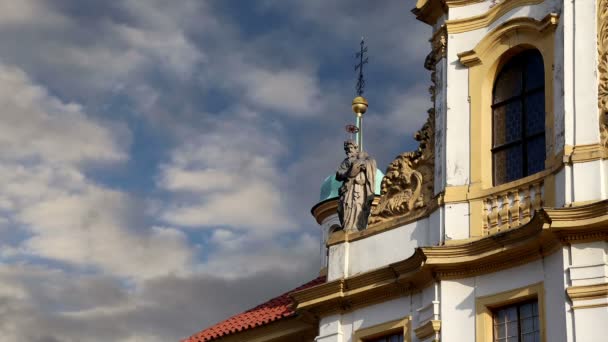 Loreta -- a large pilgrimage destination in Hradcany, a district of Prague,Czech Republic — Αρχείο Βίντεο